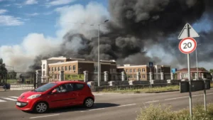 kyiv-russian-drone-strike-warehouse-explosion