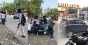 greater-noida-speeding-car-hits-people-knowledge-park-hit-and-run-driver-arrested