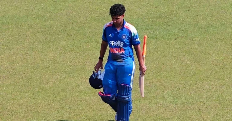 aaryavir-sehwag-173-runs-virender-sehwag-son-vinoo-mankad-trophy-2026-delhi-under-19-vs-chandigarh-cricket-match-century-19-fours-8-sixes