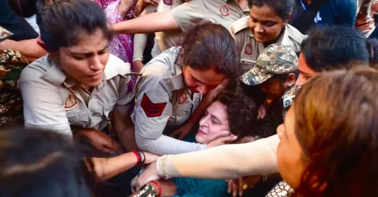 rahul-gandhi-released-priyanka-gandhi-detained-jantar-mantar-india-alliance-protest-gyanesh-kumar-election-commission-delhi